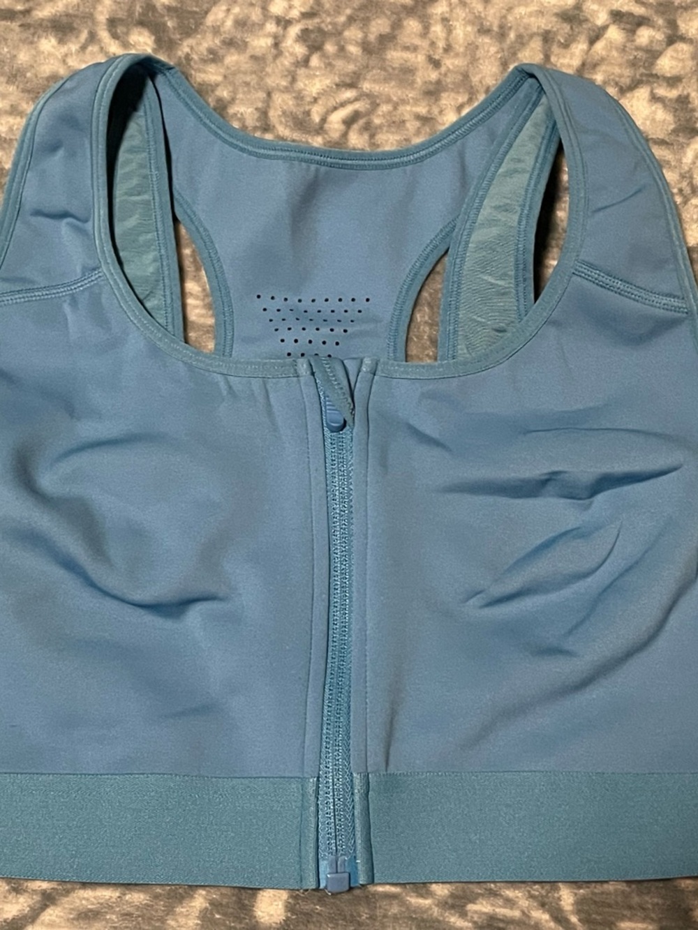 Fabletics Size Large Front Zip High Impact Sports Bra